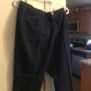Dark blue jeans